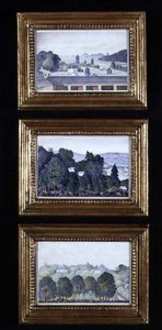 Trois paysages boisés, c.1840