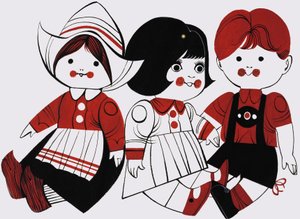 Trois poupées - English School
