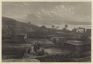 Tibériade et la mer de Galilée (gravure)