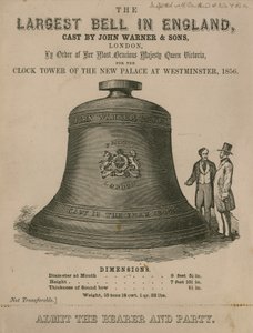 Billet pour voir la grande cloche (Big Ben), pour la tour de l