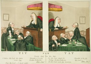 Chacun son tour, ou chaque chien a son jour, publié par Thomas McLean, Londres, 1827