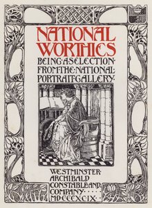 Illustration de la page de titre pour National Worthies, une sélection de la National Portrait Gallery - English School