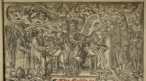 Détail de la page de titre représentant 