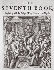 Page de titre, Le Septième Livre, des Actes et Monuments de John Foxe, neuvième édition, pub. 1684