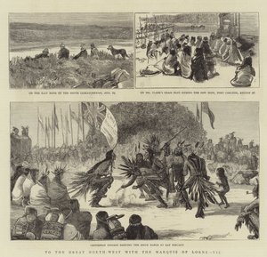 Vers le Grand Nord-Ouest avec le marquis de Lorne, VII (gravure)