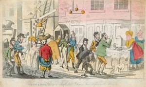 Tom et Bob se promenant dans Drury Lane à cinq heures du matin - English School