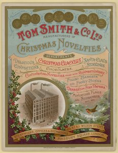 Tom Smith & Co Ltd, Nouveautés de Noël, Pétards de Noël, Couverture de Brochure - English School