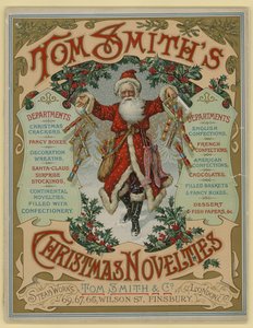Tom Smith & Co Ltd, Nouveautés de Noël, Pétards de Noël, Couverture de Brochure