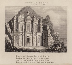 Tombeau à Petra, Job III, verset 13