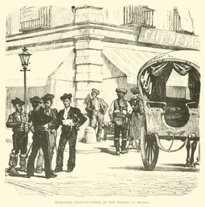 Toreadors (toréadors) dans les rues de Madrid - English School