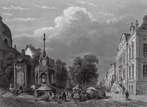 Hôtel de ville et place du marché, Liège - English School