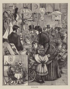 Le pays des jouets (gravure) - English School