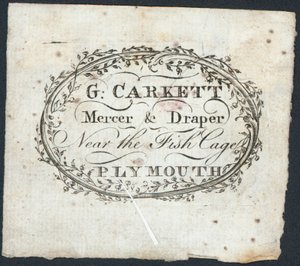 Carte de visite, G Carkett
