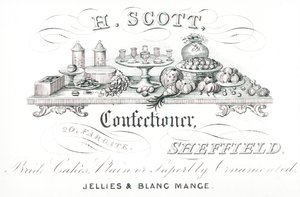Carte de visite, H Scott