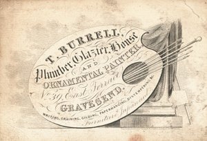 Carte de visite, T Burrell