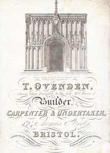 Carte de visite, T Ovenden