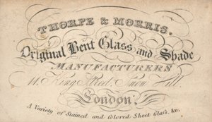 Carte de visite de Thorpe & Morris