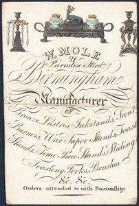 Carte de visite, W Mole