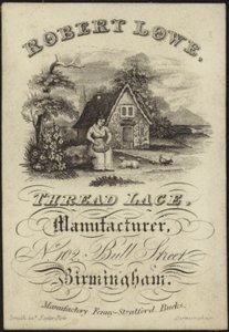 Carte de visite pour Robert Lowe