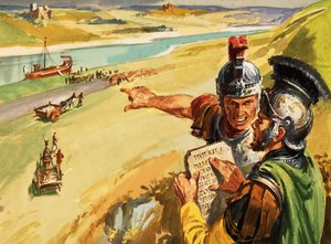 La route de Trajan construite le long du Danube