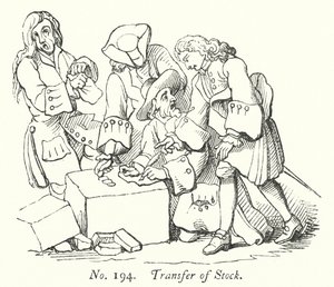 Transfert de stock (gravure) - English School