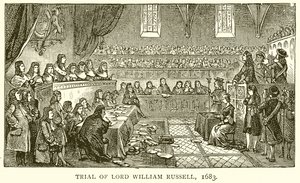 Procès de Lord William Russell, 1683 - English School