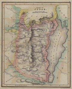 Tribu de Juda (gravure en couleur)