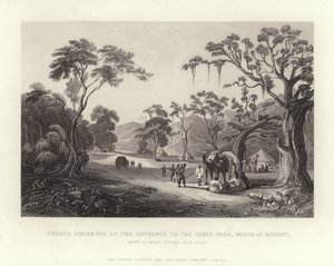 Troupes campées à l
