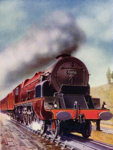 Locomotive à vapeur Pacific 4-6-2 à turbine du Chemin de fer London, Midland and Scottish