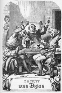 La Nuit des rois, ou ce que vous voudrez - Illustration dans "Œuvres complètes de William Shakespeare" 1866 - Les illustrations et la forme générale de cette édition sont empruntées au Shakespeare illustré de Cassell, publié à Londres