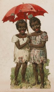 Deux pauvres enfants noirs s