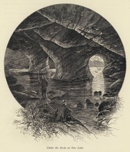 Sous les rochers du lac Torc