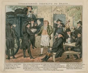 Entrepreneurs de pompes funèbres se régalant à Death