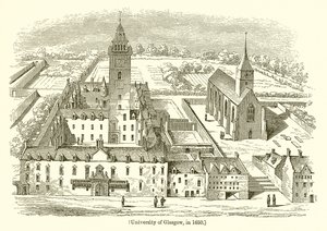 Université de Glasgow, en 1650 - English School