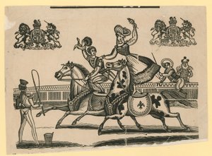 Scène de cirque sans titre : Équitation - English School
