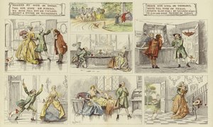 Vers sur le mariage du numéro de Noël de The Graphic (gravure en couleur)