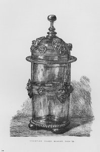 Musée Victoria et Albert : Gobelet en verre vénitien 5954-58 (gravure)