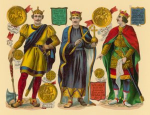 Découpe victorienne : Roi Guillaume Ier, Roi Guillaume II, Roi Henri Ier