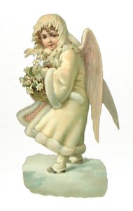 Relief en papier victorien d