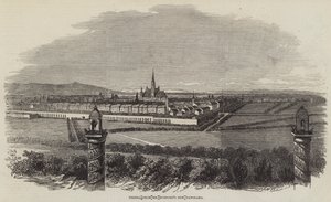 Vienne, du nouveau panorama de M. Burford (gravure)