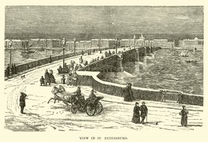 Vue de Saint-Pétersbourg - English School