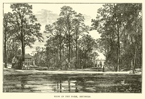 Vue dans le parc, Bruxelles - English School