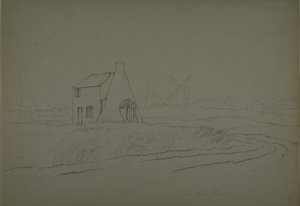 Vue près de Nine Elms, Vauxhall, vers 1810 - English School