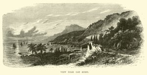Vue près de San Remo - English School