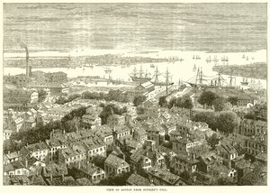 Vue de Boston depuis Bunkers Hill
