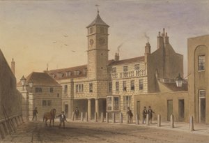 Vue de Bridge House dans Bridge Yard, Tooley Street, 1846