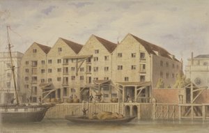 Vue de Chamberlains Wharf, Tooley Street, 1846