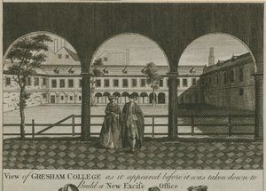 Vue du Gresham College - English School
