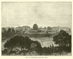 Vue de Jérusalem depuis l