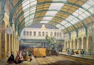 Vue de la Station de Métro Kings Cross, c.1865